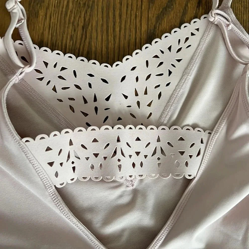 Free People Movement Touch The Sky Onesie in Pink Salt bodysuit Women’s Large - Picture 12 of 14